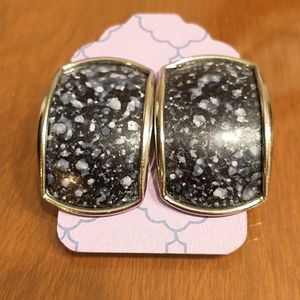 Pretty Navy Blue Fashion Earrings